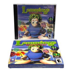 Lemmings Revolution PC Game Windows 98/XP Like New Condition